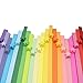 Hapy Shop 4050 Sheets Origami Stars Paper Double Sided 3 Styles 22 Colors Decoration Paper Strips