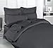 Utopia Bedding 7-Piece Queen Bed Set With Duvet Cover - Flat & Fitted Sheet - 2 Pillowcases and 2 Pillow Shams - Grey