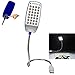Fsmart Touch Dimmable 28 Led Bulbs Portable USB Lamp Flexible Stick Touch Switch Led Light Reading Lamp 3 Light Mode (Blue)