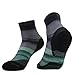 HUSO Men Women Print Cushion Athletic Performanc Crew Socks 1,4,6 Pair Multi Color