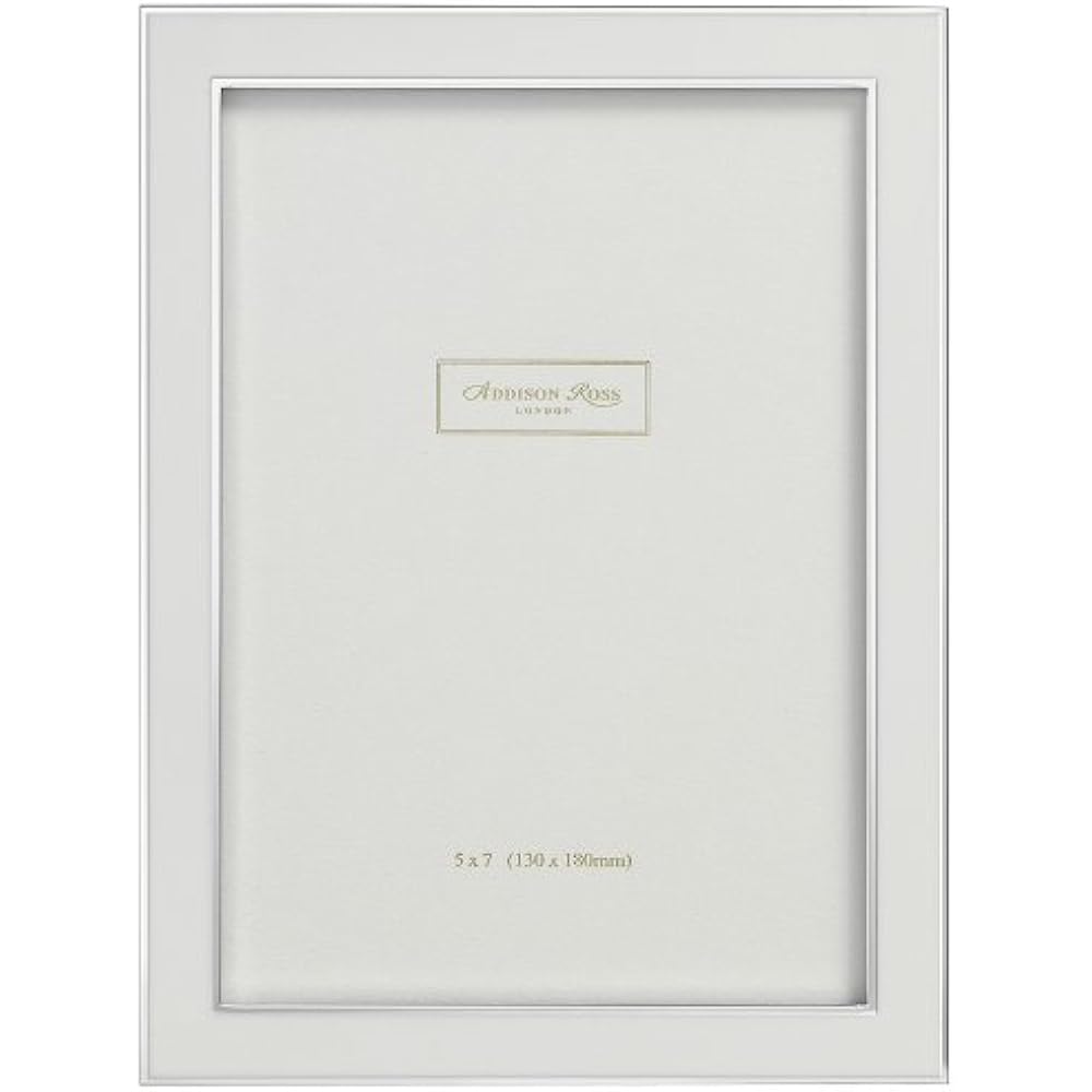 Addison Ross, Contemporary Photo Frame, 8x10, White Enamel, Inches Home