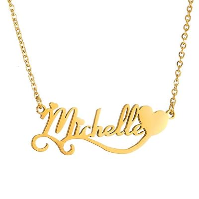 Buy Personalized Name Necklace 18K Gold 