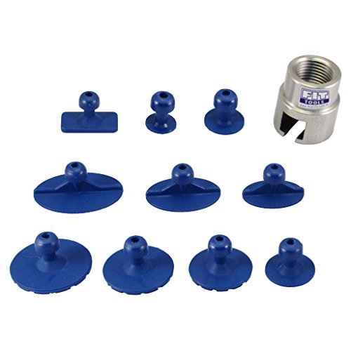 Click Here to See More Images FIT TOOLS Adaptor and 10 PCS Small Damage Repair Kit for our Air Pneumatic Dent Puller