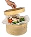Bamboo Steamer by BambooMasters 100% Eco friendly 10 inch 3 piece steamer