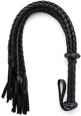 BootKitchenTan BullWhip Leather Braided Tails Extra Long Handle Wrapped in Leather Bull Whips