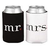 Hortense B. Hewitt Wedding Accessories Mr. and Mrs. Can Coolers Gift Set