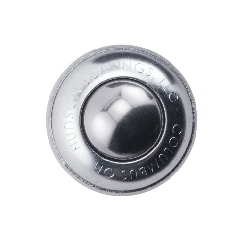 Hudson Bearings SBT-1 Stud Mounted Ball Transfer, Carbon Steel, 1" Diameter, 75 lbs Load Capacity, 5/16"-18 Thread Stem (Case of 10) - Thumbnail 2