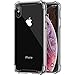 CASEKOO iPhone Xs Case Only, Crystal Clear Protective Soft TPU [Shock Absorption] Slim Transparent Cover for iPhone Xs 5.8 inch (2018) - Full Clear