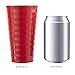 Splash 20-ounce Unbreakable Plastic Tumblers | set of 12 Red