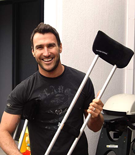 Comfy Crutches Premium Crutch Pads For Crutches-#1 Crutch Pad In Australia.Ultra Padded Cushions For Crutches Making Crutches Comfortabl,Fits Kids And Adult Crutches, Contains Padded Handgrips