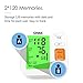 Blood Pressure Monitor Upper Arm Tricolor Backlit, OMK Automatic BP Monitor with Cuff 8.7-15.7in, 2x120 Memories, Irregular Heartbeat Detection, Accurate and Easy to Use, FDA & CE Approved