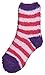 Trimfit Little Girls Microfiber Fuzzy Printed Cozy Socks Anti-Skid 4-pack, Multi, S/7-9 sock/9-3 shoe size