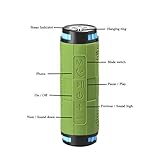 eHub Portable Waterproof Bluetooth Speakers, Green