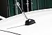 TRD Logo 12cm Carbon Fiber Polished Black Aluminum Screw-On Short Antenna