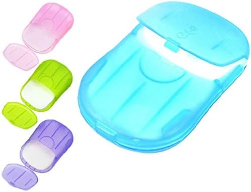 Foam Sheet - 5 X Washing Hand Bath Travel Scented Slice Foaming Box Paper Soap #9783
