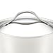 Anolon Novelle 2 Piece Lid Set - 8.5 Inch and 10 Inch, Silver