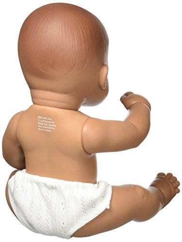 Miniland 12.63'' Anatomically Correct Newborn Baby Doll, Hispanic Boy