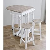 Amazon.de: Küchentisch mit 2 Stühlen für kleine Räume