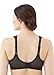 Glamorise Women's Plus-Size Magic Lift Seamless Support T-Shirt Soft Cup Bra, Black, 44DD