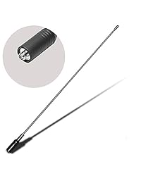 Radio de dos vías Banda doble Antena lseng ls-901sma-f 15.5 "para Baofeng, Kenwood, compatible con Wouxun (incluyendo UV-82, UV-5R, bf-f8hp, GT-3, bf-f8 +, 888S Series)