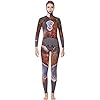 YuanDian Herren Damen 3mm Neopren Camouflage Neoprenanzug Mit Kapuze Zweiteilig Apnoe Anzug Tauchanzug Surfanzug…