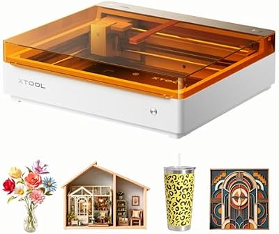 M2 Grabadora Láser 10W con Doble Cámara Integrada, Máquina de Grabado Láser Cerrada Clase 1 per Acrílico, Madera, Cuero y Contrachapado, Máquina de Manualidades DIY para Principiantes