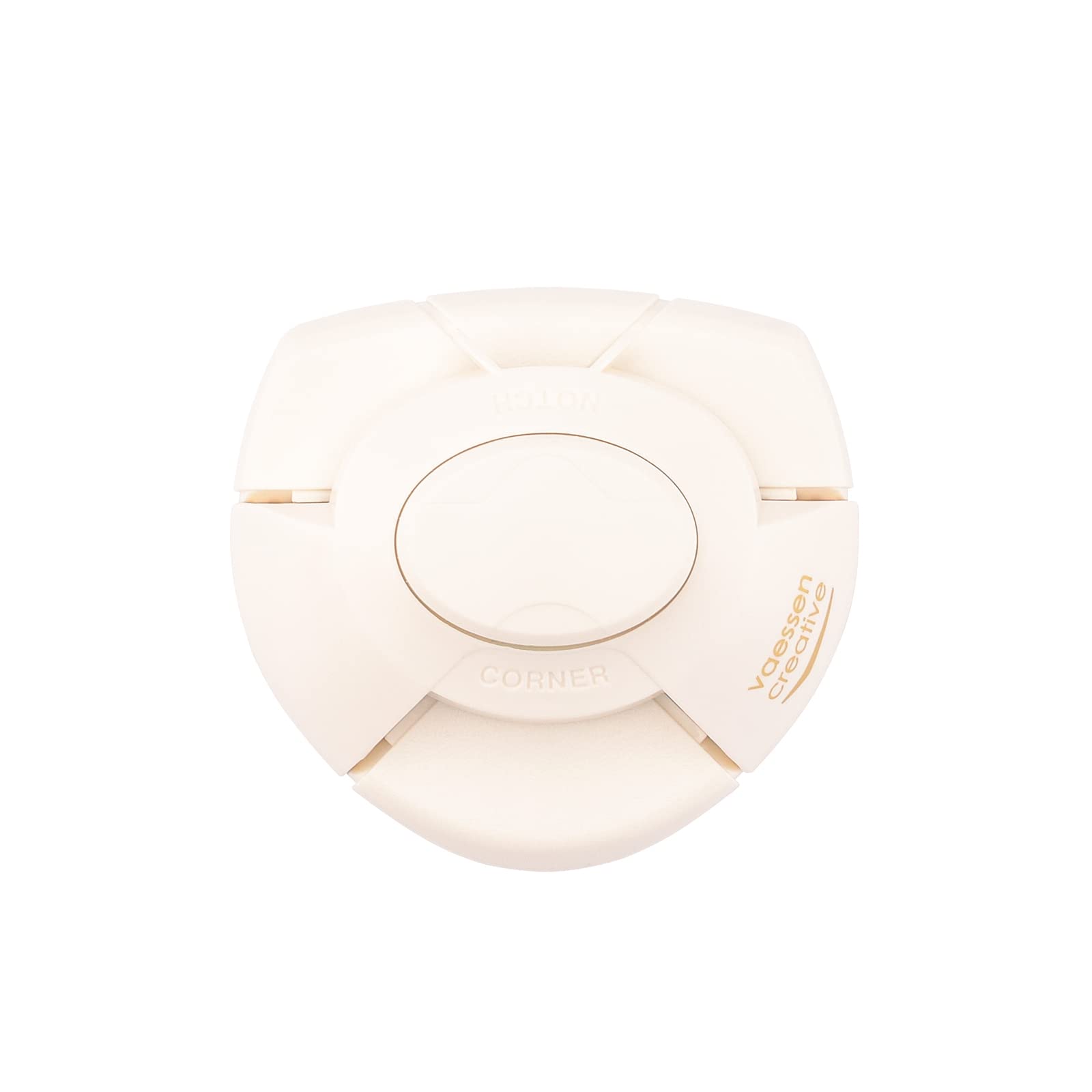 Vaessen Creative Corner Punch - for Envelopes, Papercrafts, Scrapbooking and Card Making - Scoring Board Supply, Gray Image