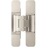 Sugatsune HES3D-E190DC Heavy Duty Invisible Hidden Door Hinge - Dull Chrome