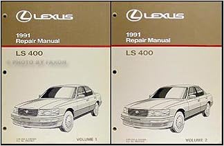 1991 Lexus Ls 400 Repair Shop Manual Original 2 Volume Set Lexus Amazon Com Books