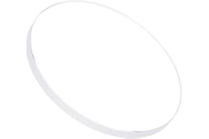 CoCud Watch Glass Crystal Lens, 24.5mm Diameter 1.5mm Thick, Round Flat Mineral Ultra-Clear Watch Glass Replacements - (Appli