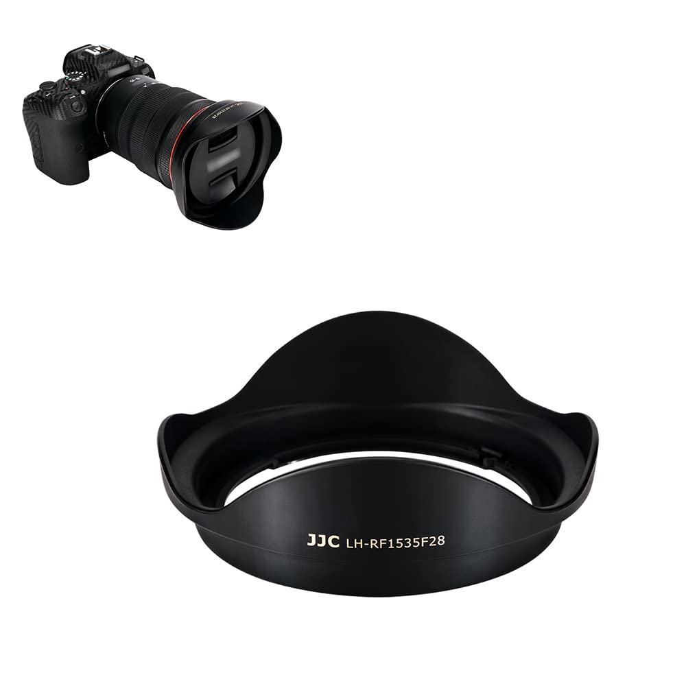 JJC Bayonet Camera Lens Hood for Canon RF 15-35mm F2.8L IS USM Lens, Reversible Lens Hood - Reduce Lens Flare - Prevent Reflection - Protect Lens, Replace Canon EW-88F Lens Hood