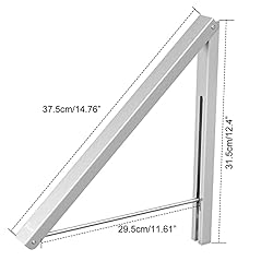 Anjuer Wall Mounted Drying Rack Clothes Hanger