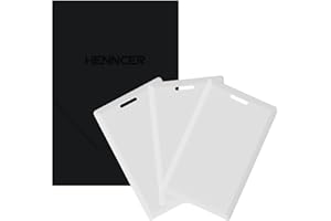 ZGAGFZ T5577 Thick Smart Cards, Contactless 125khz RFID Rewritable Proximity Clamshell Weigand Prox Card, Compatible with 1386 1326 H10301 (T5577-3PCS)