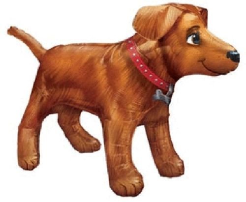 LOONBALLOON Golden Retriever 3D Realistic Figure Dog Puppy 36" Party Animal Mylar Balloon