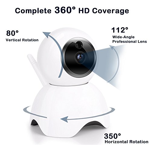 VStoy Pet Camera, Dog Camera FHD Pet Monitor Indoor Cat Camera Night Vision 2 Way Audio and Motion Detection - Thumbnail 6