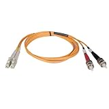 Tripp Lite Duplex Multimode 62.5/125 Fiber Patch Cable (LC/ST), 3M (10-ft.)(N318-03M)