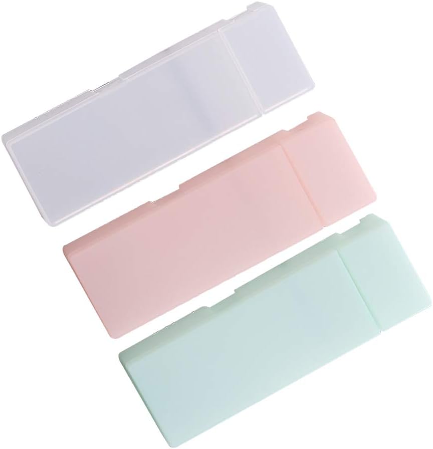 Amazon Co Jp Nuolux ペンケース プラスチック ペンボックス 可愛い 筆箱 女の子 男の子 半透明 3個セット ホーム キッチン