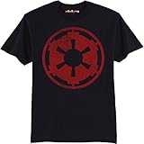 STAR WARS the force awakens 100% cotton imperial logo t-shirt machine washable