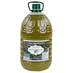 ARSAMAR – Extra vierge olijfolie Eerste koudgeperste. Picual Variëteit. 5L plastic fles. 920105, Color Olie