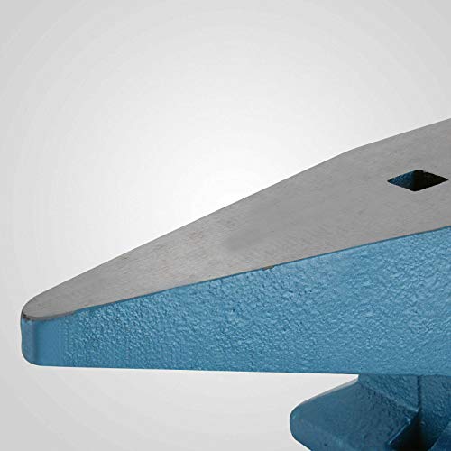 9TRADING 66 LBS Round Horn Anvil Solid Blacksmith Forged Steel Metal Work Heat Treated - Thumbnail 7
