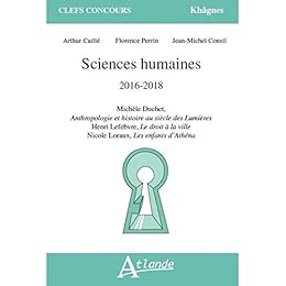 Sciences humaines 2016-2018