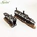 SeedWorld Decorations - Titanic Lost Wrecked Boat Ship Aquarium Decoration Fish Tank Resin Shipwreck Decor Reptile Tank Aquarium Ornamental SZ005 1 PCs