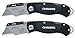 Husky Folding Sure-Grip Lock Back Utility Knives Two Pack (2 x Husky Lock Back Knives 10 x Blades)