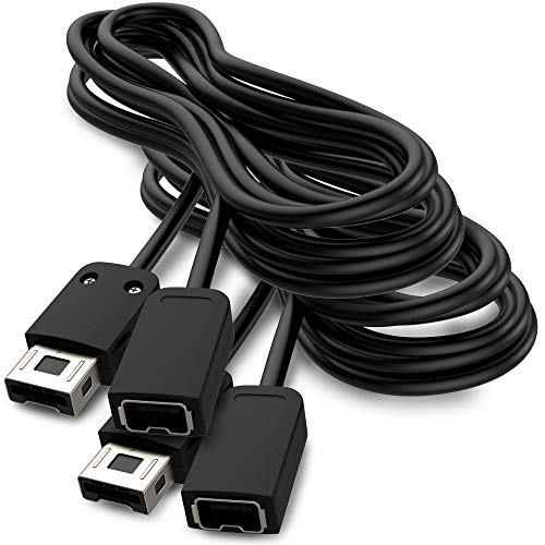 Ortz Extension Cable [2 Pack] for SNES/NES Classic Controller 3M/10ft Compatible With Nintendo SNES/NES Classic Mini Controller, Wii and Wii U