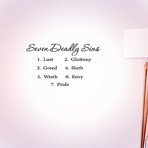 mnbll wall decor stickers 7 Deadly Sins home décor