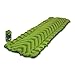 Klymit Static V2 Inflatable Sleeping Pad for Camping, Ultralight Hiking and Backpacking Air Bed, 2.5 Inch Thick, Green