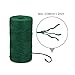 Tenn Well 3Ply Jute Twine, 328 Feet x 2 Rolls Thick Jute String Rope for Gardening, Bundling, Gifts, Decoration, DIY Crafts (Green, Red)
