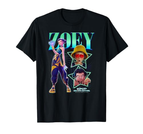 Kpop Demon Hunters Halloween Zoey Showcase Y2K Style Poster T-Shirt