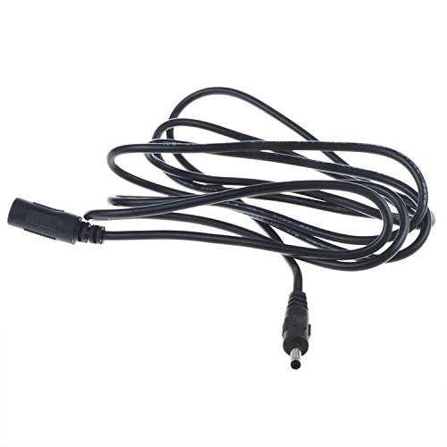 PK Power AC 18V 12V 9V 6V Barrel Plug Power Cable Approx 6ft (1.8m) AC Adapter Extender Extension Cord Female Jack: 5.5mmx2.1mm to Male Plug End: OD: 3.5mm ID: 1.35mm/1.3mm