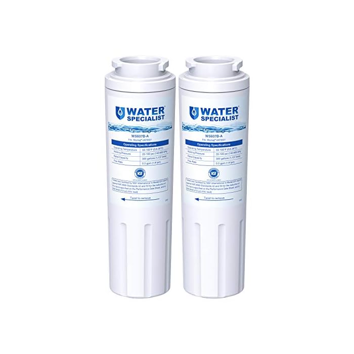Waterspecialist NSF 53&42 Certified UKF8001 Refrigerator Water Filter